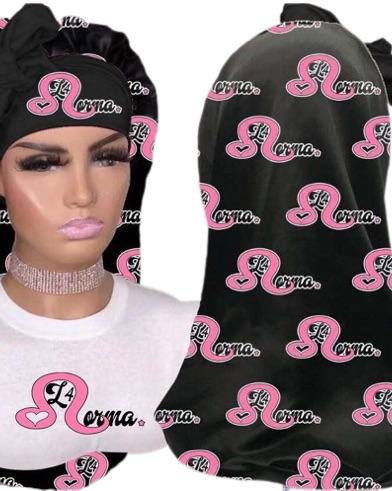 Black Band Braid Bonnet